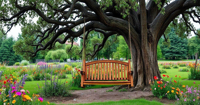 Balan&ccedil;o de Madeira para Jardim R&uacute;stico: 7 Ideias Incr&iacute;veis