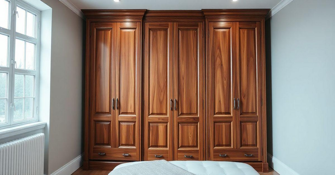 Arm&aacute;rio de Quarto em Madeira Maci&ccedil;a: Estilo e Durabilidade