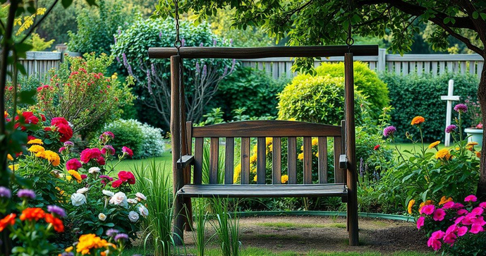 Balan&ccedil;o de Madeira para Jardim R&uacute;stico: Transforme Seu Espa&ccedil;o com Estilo e Conforto