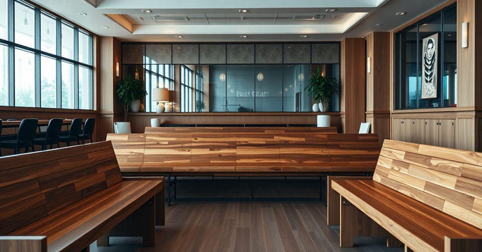 Bancos de madeira para sala: Estilo e Conforto