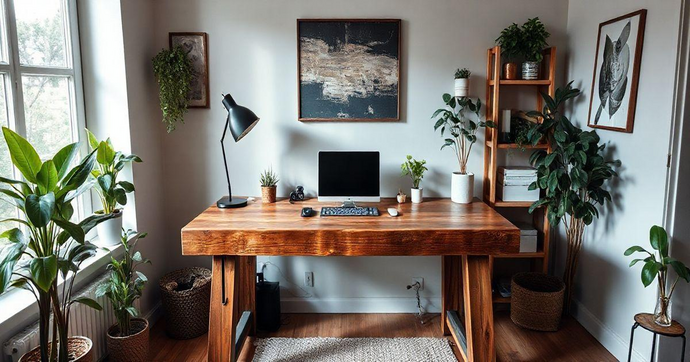 Escrivaninha de Madeira de Demoli&ccedil;&atilde;o: Estilo e Sustentabilidade