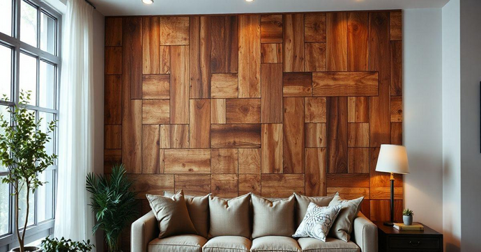 Transforme seu Espa&ccedil;o com Painel de Madeira R&uacute;stica