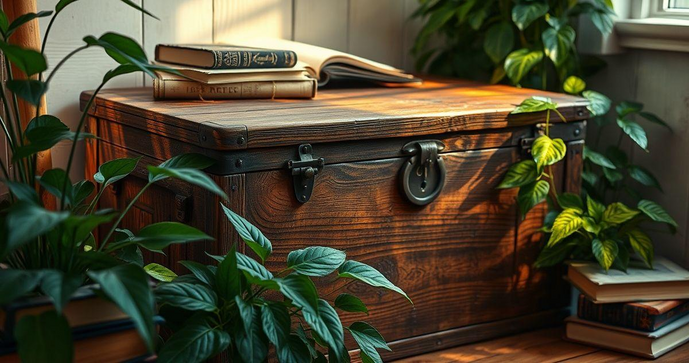 Ba&uacute; de Madeira R&uacute;stico: Estilo e Funcionalidade