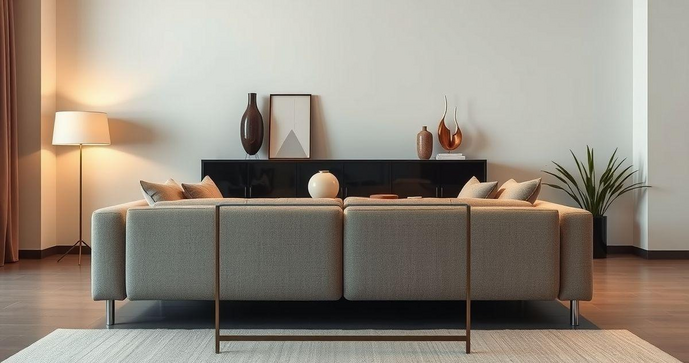 Aparador atrás do sofá:  Saiba como escolher e decorar com estilo