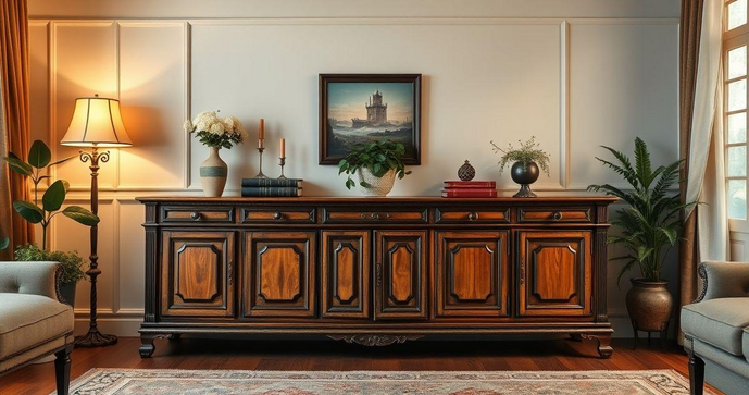 Aparador de Madeira Antigo: Beleza e Funcionalidade