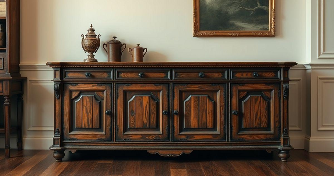 Aparador de madeira antigo: como escolher e preservar com estilo