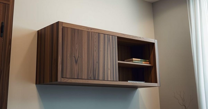 Arm&aacute;rio Suspenso De Madeira: Estilo, Funcionalidade e Vantagens