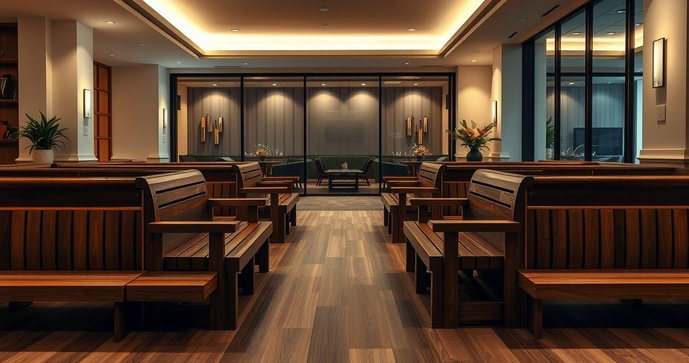 Bancos de madeira para sala que transformam seu espaço com estilo