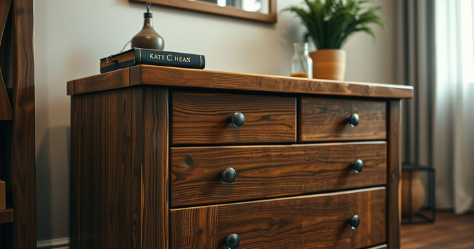 C&ocirc;modas de Madeira R&uacute;stica: Estilo e Funcionalidade em Seu Espa&ccedil;o