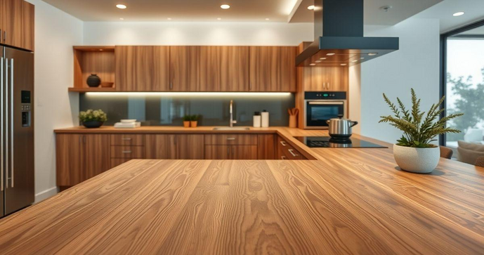 Como Escolher o Balc&atilde;o de Cozinha de Madeira Maci&ccedil;a Perfeito para Sua Casa