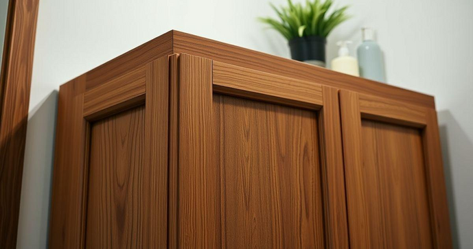 Gabinete de banheiro madeira maci&ccedil;a: durabilidade e estilo para seu espa&ccedil;o