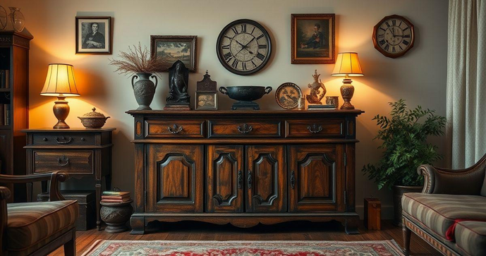 Aparador de madeira antigo: como escolher o ideal para sua decora&ccedil;&atilde;o