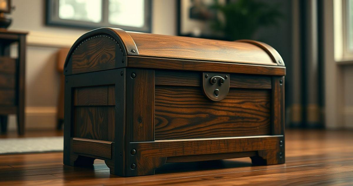 Ba&uacute; de madeira pequeno: como escolher e utilizar com estilo