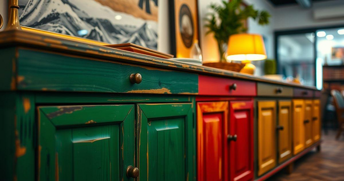 Dicas para Escolher o Aparador Colorido Ideal para sua Decoração