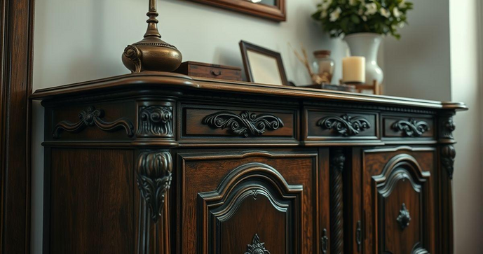 Aparador de madeira antigo: como escolher e valorizar sua decora&ccedil;&atilde;o