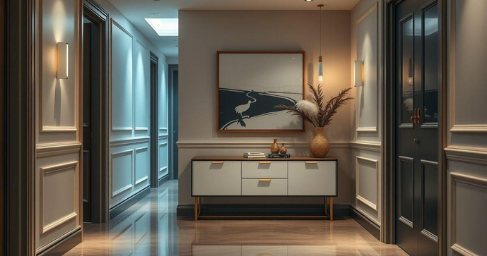 Aparador para corredor: como escolher o ideal para sua decora&ccedil;&atilde;o