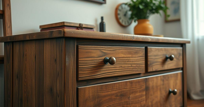 C&ocirc;modas de Madeira R&uacute;stica: Estilo e Funcionalidade para Seu Espa&ccedil;o