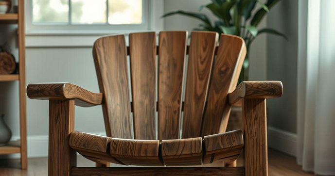 Cadeira R&uacute;stica de Eucalipto como Elemento de Estilo e Conforto