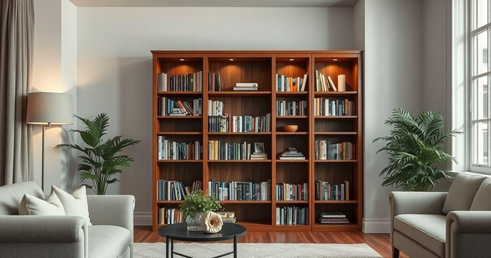 Como Escolher a Estante de Madeira Ideal para Sua Sala