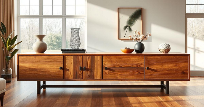 Como Escolher Aparadores R&uacute;sticos Modernos para sua Decora&ccedil;&atilde;o