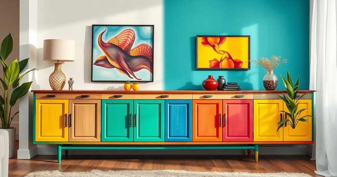 Como Escolher o Aparador Colorido Ideal para Seu Ambiente