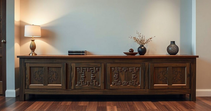 Como Escolher o Aparador R&uacute;stico com Vidro Perfeito para Sua Decora&ccedil;&atilde;o