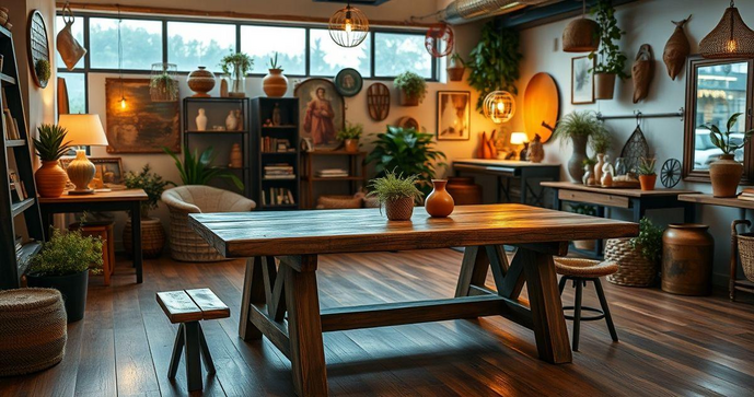 Descubra as Vantagens da Mesa R&uacute;stica Moderna para sua Decora&ccedil;&atilde;o