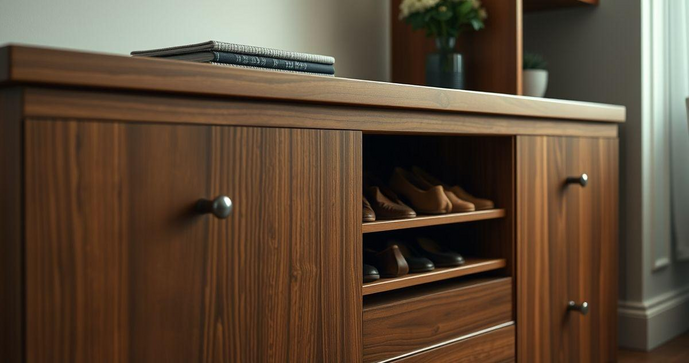 Descubra os Benef&iacute;cios da C&ocirc;moda de Madeira Maci&ccedil;a com Sapateira para sua Casa