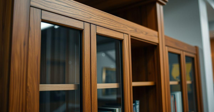 Escolha o Livreiro de Madeira com Porta de Vidro Ideal para Seu Espa&ccedil;o