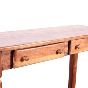 Mesa rustica com resina